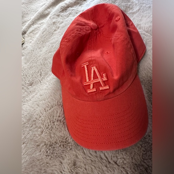 47 Brand Vibrant Orange Los Angeles Dodgers Women’s Cap - Picture 1 of 2